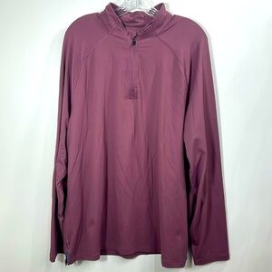 Rhone Men’s Purple 1/4 Zip Jacket size XL